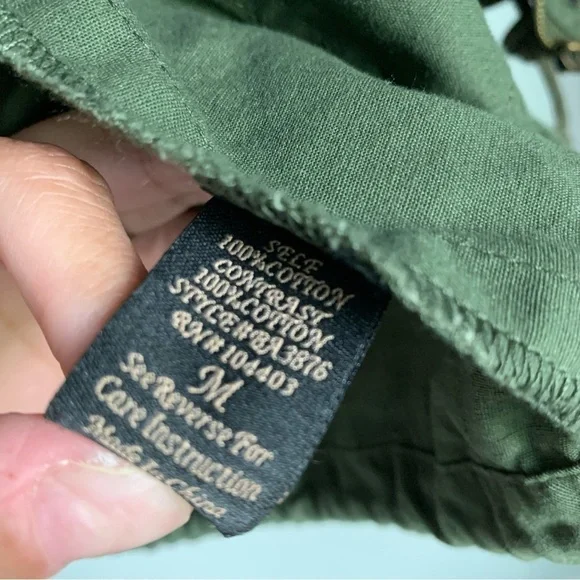 Blu Pepper Utility Jacket Drawstring Waist Zip Up Coat With Hood - Picture 6 of 6